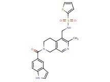 N-{[7-(1H-indol-5-ylcarbonyl)-3-methyl-5,6,7,8-tetrahydro-2,7-naphthyridin-4-yl]methyl}-2-thiophenesulfonamide