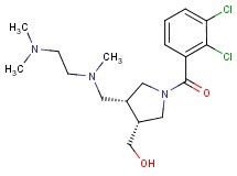 ((3R*,4R*)-1-(2,3-dichlorobenzoyl)-4-{[[2-(dimethylamino)ethyl](methyl)amino]methyl}pyrrolidin-3-yl)methanol