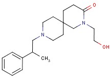 2-(2-hydroxyethyl)-9-(2-phenylpropyl)-2,9-diazaspiro[5.5]undecan-3-one