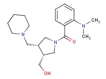 [(3R*,4R*)-1-[2-(dimethylamino)benzoyl]-4-(piperidin-1-ylmethyl)pyrrolidin-3-yl]methanol