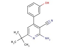 2-amino-6-tert-butyl-4-(3-hydroxyphenyl)nicotinonitrile