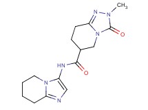 2-methyl-3-oxo-N-(5,6,7,8-tetrahydroimidazo[1,2-a]pyridin-3-yl)-2,3,5,6,7,8-hexahydro[1,2,4]triazolo[4,3-a]pyridine-6-carboxamide