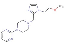 2-(4-{[1-(2-methoxyethyl)-1H-imidazol-2-yl]methyl}piperazin-1-yl)pyrimidine
