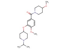 1-isopropyl-4-{2-methoxy-5-[(4-methoxypiperidin-1-yl)carbonyl]phenoxy}piperidine