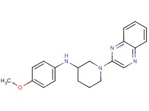 N-(4-methoxyphenyl)-1-(2-quinoxalinyl)-3-piperidinamine