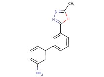 3'-(5-methyl-1,3,4-oxadiazol-2-yl)biphenyl-3-amine