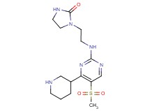 1-(2-{[5-(methylsulfonyl)-4-(3-piperidinyl)-2-pyrimidinyl]amino}ethyl)-2-imidazolidinone hydrochloride