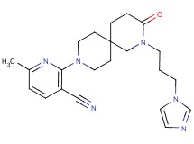 2-{2-[3-(1H-imidazol-1-yl)propyl]-3-oxo-2,9-diazaspiro[5.5]undec-9-yl}-6-methylnicotinonitrile