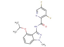 3,5-difluoro-N-(4-isopropoxy-1-methyl-1H-indazol-3-yl)pyridine-2-carboxamide