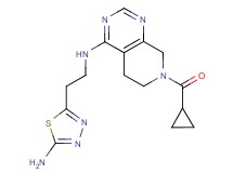 N-[2-(5-amino-1,3,4-thiadiazol-2-yl)ethyl]-7-(cyclopropylcarbonyl)-5,6,7,8-tetrahydropyrido[3,4-d]pyrimidin-4-amine