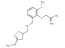 1-(3-ethyl-4,5-dihydroisoxazol-5-yl)-N-{3-methoxy-2-[(2-methylprop-2-en-1-yl)oxy]benzyl}methanamine