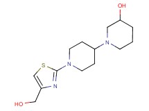 1'-[4-(hydroxymethyl)-1,3-thiazol-2-yl]-1,4'-bipiperidin-3-ol