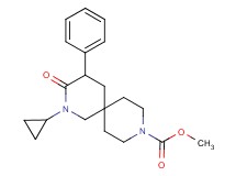 methyl 2-cyclopropyl-3-oxo-4-phenyl-2,9-diazaspiro[5.5]undecane-9-carboxylate