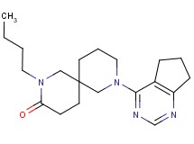 2-butyl-8-(6,7-dihydro-5H-cyclopenta[d]pyrimidin-4-yl)-2,8-diazaspiro[5.5]undecan-3-one