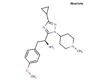 (1S)-1-[3-cyclopropyl-1-(1-methylpiperidin-4-yl)-1H-1,2,4-triazol-5-yl]-2-(4-methoxyphenyl)ethanamine