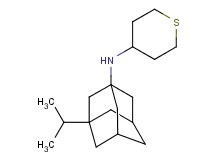 (3-isopropyl-1-adamantyl)tetrahydro-2H-thiopyran-4-ylamine