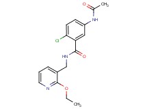 5-(acetylamino)-2-chloro-N-[(2-ethoxypyridin-3-yl)methyl]benzamide