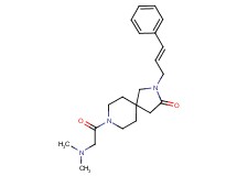 8-(N,N-dimethylglycyl)-2-[(2E)-3-phenylprop-2-en-1-yl]-2,8-diazaspiro[4.5]decan-3-one