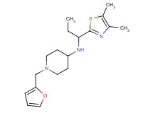 N-[1-(4,5-dimethyl-1,3-thiazol-2-yl)propyl]-1-(2-furylmethyl)piperidin-4-amine
