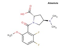 (2S,4R)-1-(2,3-difluoro-6-methoxybenzoyl)-4-(dimethylamino)pyrrolidine-2-carboxylic acid