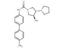 (3'S*,4'S*)-4'-hydroxy-N-(4'-methylbiphenyl-4-yl)-1,3'-bipyrrolidine-1'-carboxamide