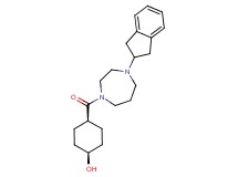 cis-4-{[4-(2,3-dihydro-1H-inden-2-yl)-1,4-diazepan-1-yl]carbonyl}cyclohexanol
