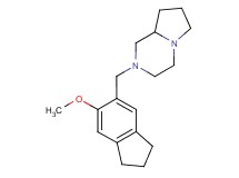 2-[(6-methoxy-2,3-dihydro-1H-inden-5-yl)methyl]octahydropyrrolo[1,2-a]pyrazine
