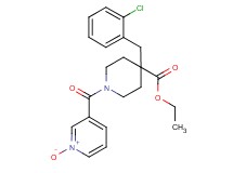ethyl 4-(2-chlorobenzyl)-1-[(1-oxido-3-pyridinyl)carbonyl]-4-piperidinecarboxylate