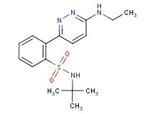 N-(tert-butyl)-2-[6-(ethylamino)pyridazin-3-yl]benzenesulfonamide