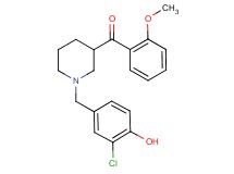 [1-(3-chloro-4-hydroxybenzyl)-3-piperidinyl](2-methoxyphenyl)methanone