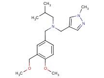 N-[4-methoxy-3-(methoxymethyl)benzyl]-2-methyl-N-[(1-methyl-1H-pyrazol-4-yl)methyl]propan-1-amine