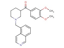 (3,4-dimethoxyphenyl)[1-(5-isoquinolinylmethyl)-3-piperidinyl]methanone