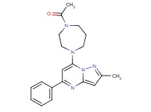 7-(4-acetyl-1,4-diazepan-1-yl)-2-methyl-5-phenylpyrazolo[1,5-a]pyrimidine
