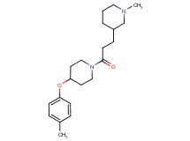 1-methyl-3-{3-[4-(4-methylphenoxy)-1-piperidinyl]-3-oxopropyl}piperidine
