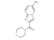 6-methyl-2-(4-thiomorpholinylcarbonyl)imidazo[1,2-a]pyridine trifluoroacetate