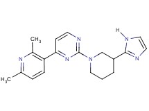 4-(2,6-dimethyl-3-pyridinyl)-2-[3-(1H-imidazol-2-yl)-1-piperidinyl]pyrimidine