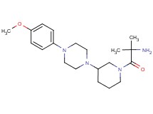 (2-{3-[4-(4-methoxyphenyl)-1-piperazinyl]-1-piperidinyl}-1,1-dimethyl-2-oxoethyl)amine dihydrochloride
