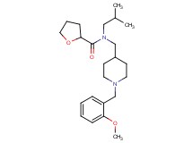 N-isobutyl-N-{[1-(2-methoxybenzyl)-4-piperidinyl]methyl}tetrahydro-2-furancarboxamide