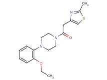 1-(2-ethoxyphenyl)-4-[(2-methyl-1,3-thiazol-4-yl)acetyl]piperazine