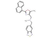 (2,1,3-benzothiadiazol-5-ylmethyl)methyl{[5-methyl-2-(1-naphthyl)-1,3-oxazol-4-yl]methyl}amine