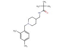 N-{[1-(2,4-dimethylbenzyl)piperidin-4-yl]methyl}-2,2-dimethylpropanamide