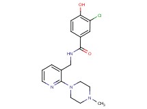 3-chloro-4-hydroxy-N-{[2-(4-methylpiperazin-1-yl)pyridin-3-yl]methyl}benzamide