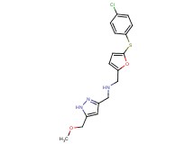 ({5-[(4-chlorophenyl)thio]-2-furyl}methyl){[5-(methoxymethyl)-1H-pyrazol-3-yl]methyl}amine