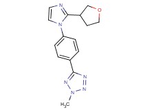 2-methyl-5-{4-[2-(tetrahydrofuran-3-yl)-1H-imidazol-1-yl]phenyl}-2H-tetrazole