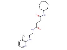 N-cycloheptyl-N'-{2-[(3-methylpyridin-2-yl)amino]ethyl}succinamide