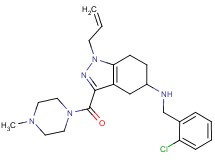 1-allyl-N-(2-chlorobenzyl)-3-[(4-methyl-1-piperazinyl)carbonyl]-4,5,6,7-tetrahydro-1H-indazol-5-amine