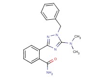 2-[1-benzyl-5-(dimethylamino)-1H-1,2,4-triazol-3-yl]benzamide