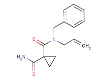 N~1~-allyl-N~1~-benzylcyclopropane-1,1-dicarboxamide