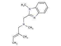 (2E)-N,2-dimethyl-N-[(1-methyl-1H-benzimidazol-2-yl)methyl]but-2-en-1-amine