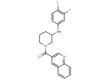 N-(3,4-difluorophenyl)-1-(3-quinolinylcarbonyl)-3-piperidinamine